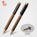 Лучшая подарочная деревянная ручка с пользовательским логотипом Eco Friendly Wood Roller Pen